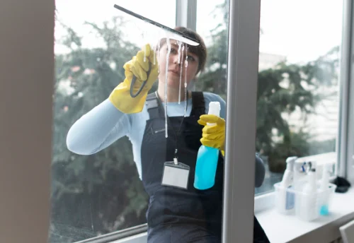 Nettoyage de vitres intérieures et extérieures à la Ricamarie